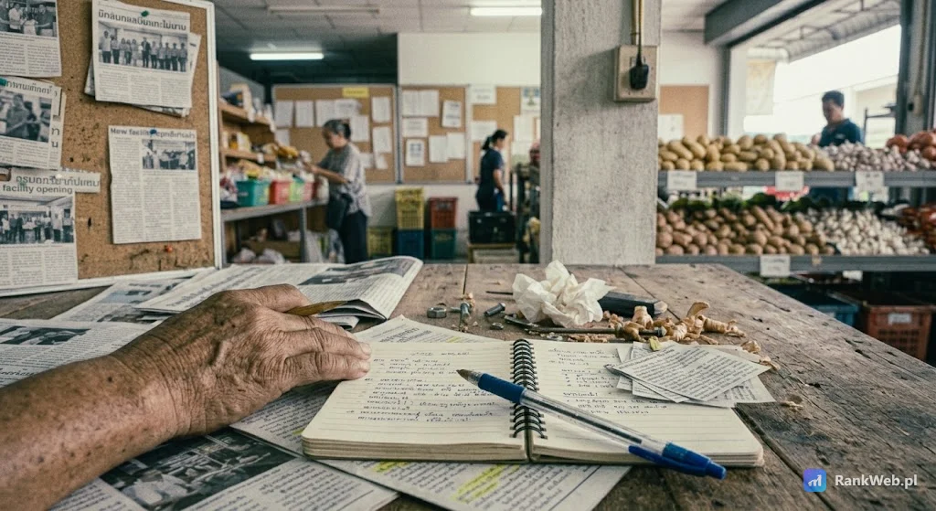 Notes z odręcznymi wnioskami i długopis obok gazet