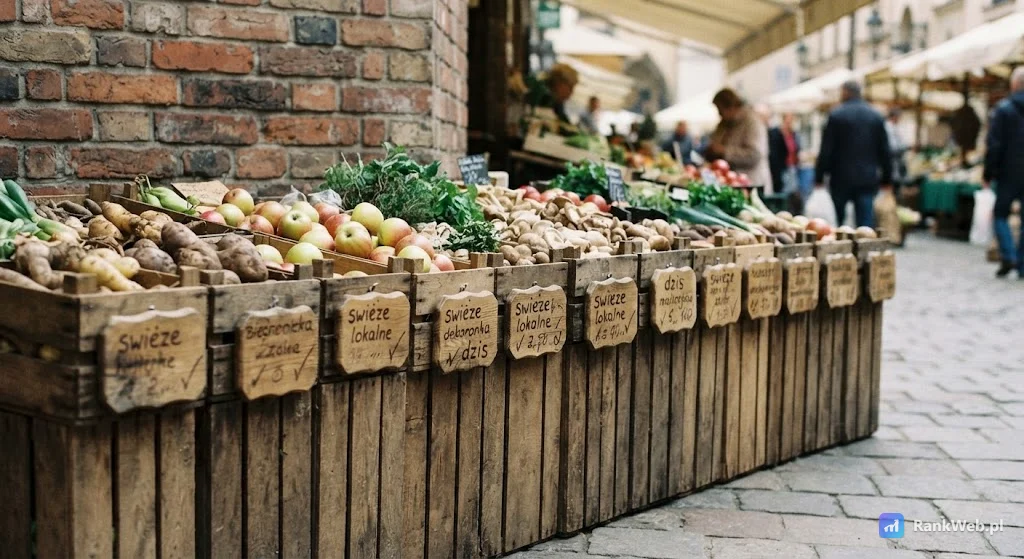 Skrzynki z ręcznie opisanymi tabliczkami w rzędzie